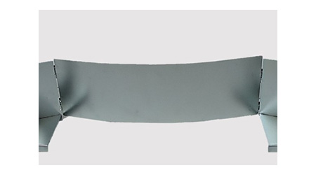 skid plate trench roller