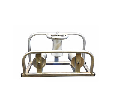 triple corner cable roller