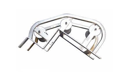 triple manhole cable roller